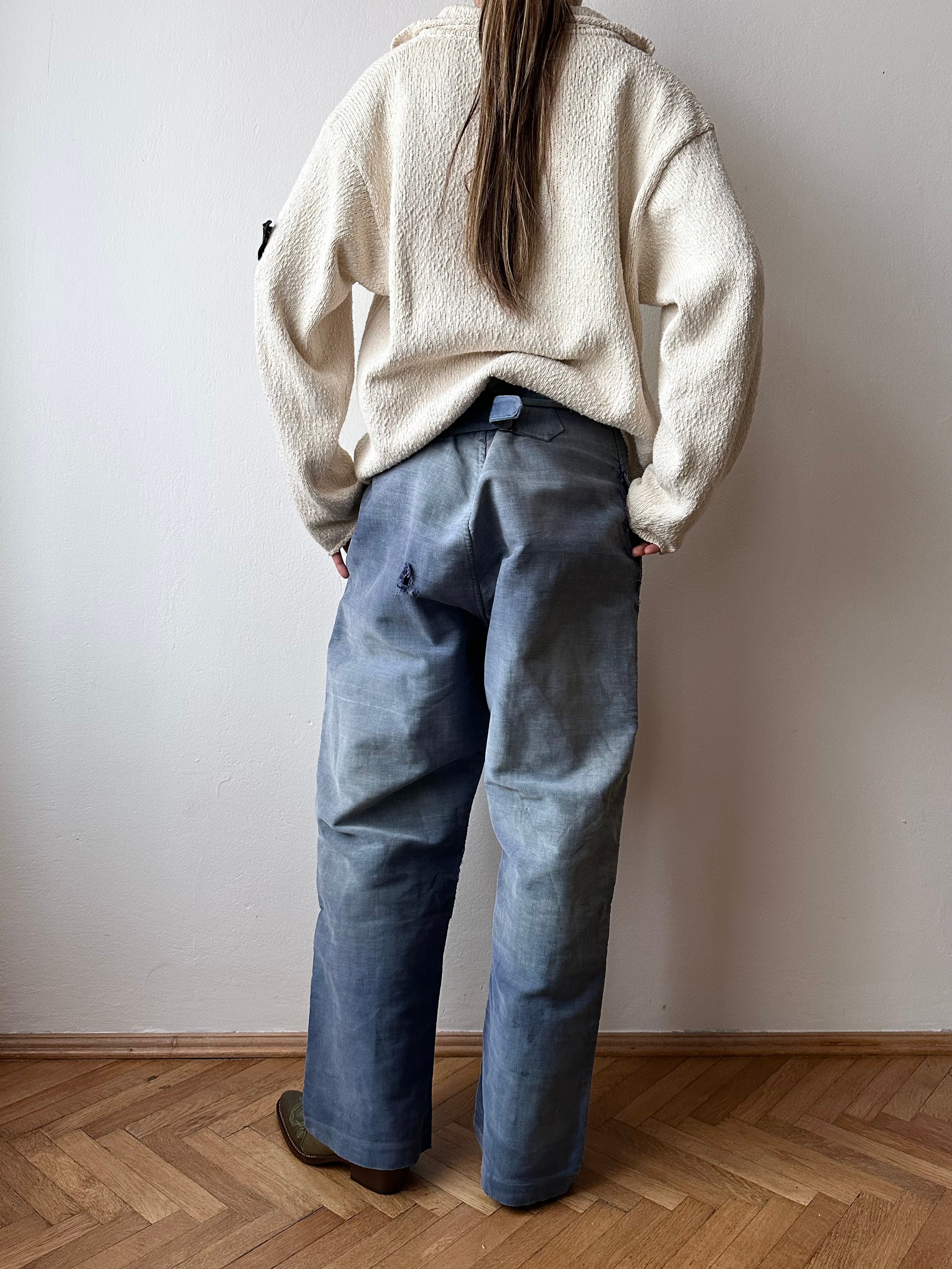 40s French moleskin work trouser – TOTO