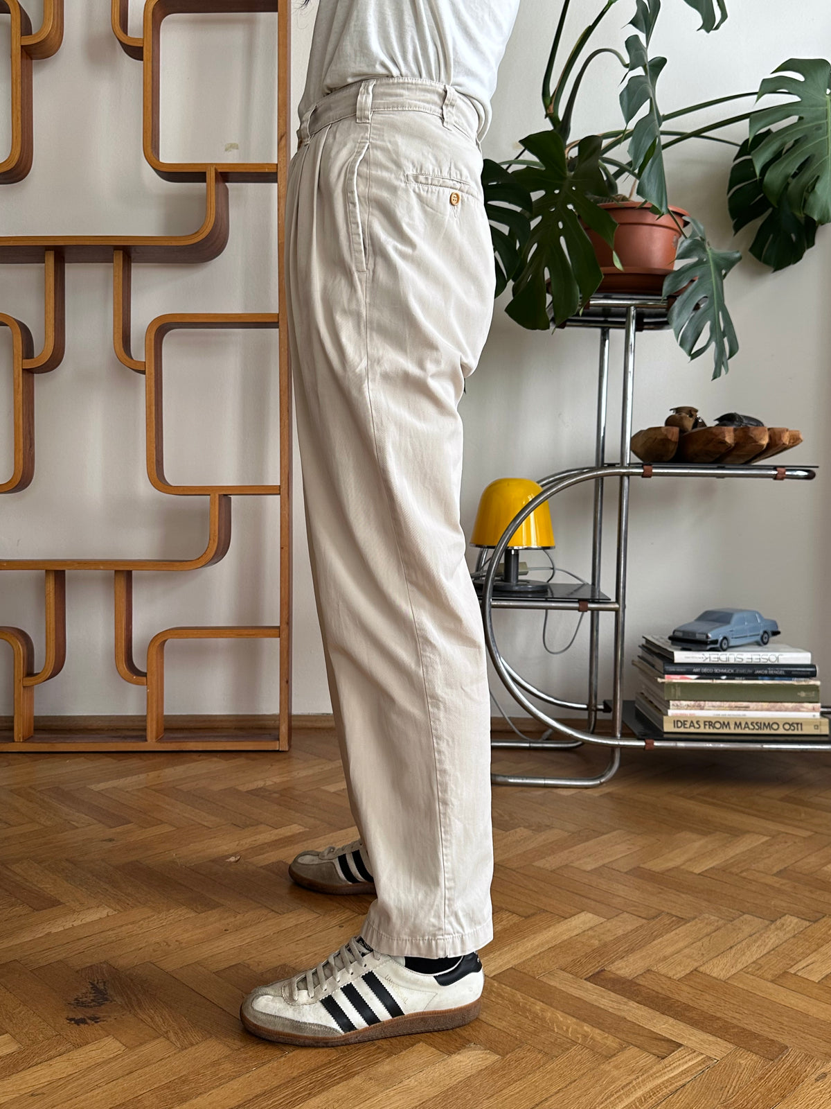1980s C.P. COMPANY Cotton Trousers 80年代 Massimo osti マッシモオスティ Made in Italy イタリア製 Toto Praha Vintage clothing shop Antique shop 古着屋 プラハ Showroom appointment Prague ユーロ古着 ヨーロッパ古着 古着卸 ヴィンテージ