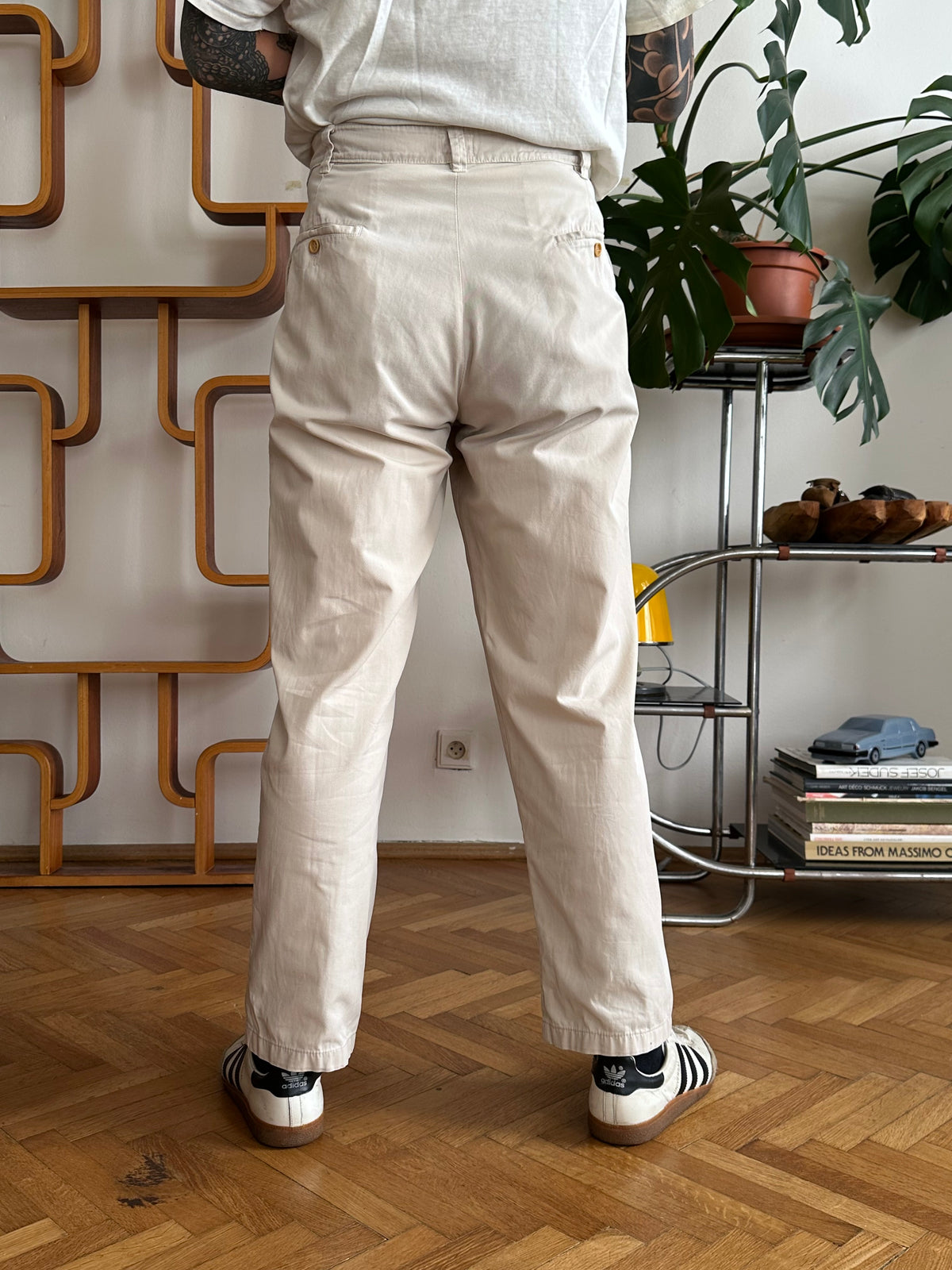 1980s C.P. COMPANY Cotton Trousers 80年代 Massimo osti マッシモオスティ Made in Italy イタリア製 Toto Praha Vintage clothing shop Antique shop 古着屋 プラハ Showroom appointment Prague ユーロ古着 ヨーロッパ古着 古着卸 ヴィンテージ