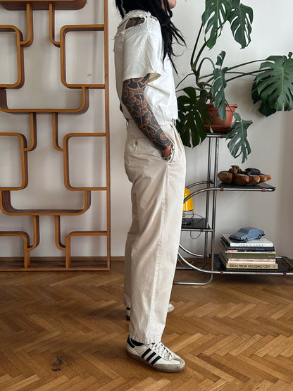 1980s C.P. COMPANY Cotton Trousers 80年代 Massimo osti マッシモオスティ Made in Italy イタリア製 Toto Praha Vintage clothing shop Antique shop 古着屋 プラハ Showroom appointment Prague ユーロ古着 ヨーロッパ古着 古着卸 ヴィンテージ
