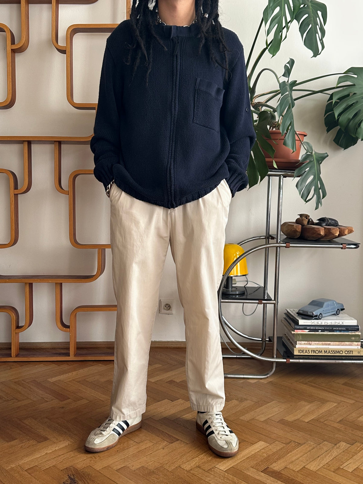1980s C.P. COMPANY Cotton Trousers 80年代 Massimo osti マッシモオスティ Made in Italy イタリア製 Toto Praha Vintage clothing shop Antique shop 古着屋 プラハ Showroom appointment Prague ユーロ古着 ヨーロッパ古着 古着卸 ヴィンテージ Stone Island 