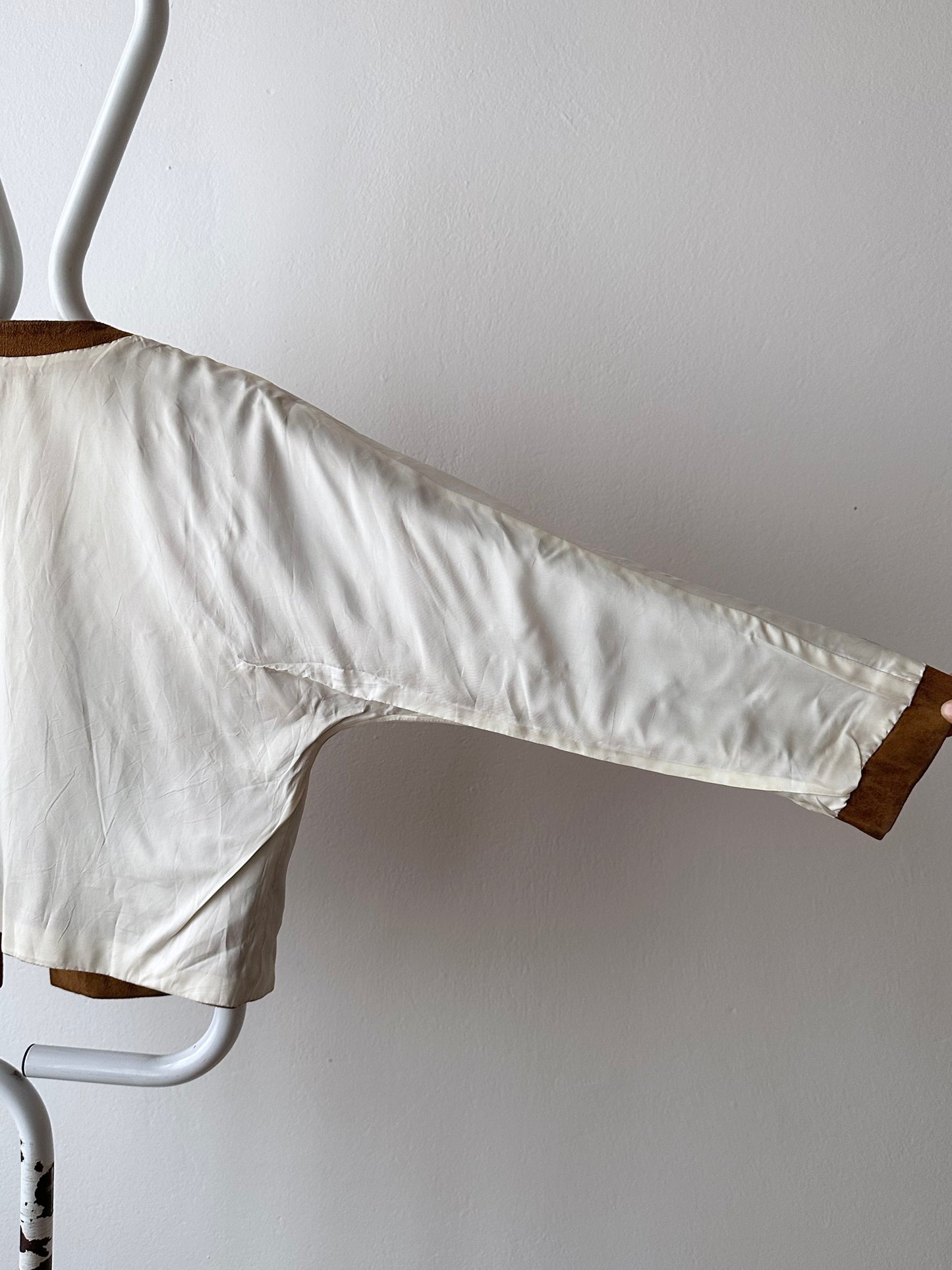 vintage unlined suede jacket