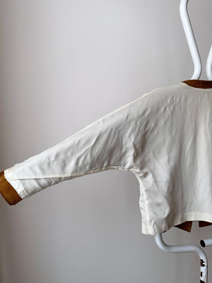 vintage unlined suede jacket