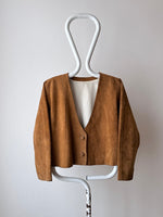 vintage unlined suede jacket