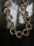 vintage metal necklace