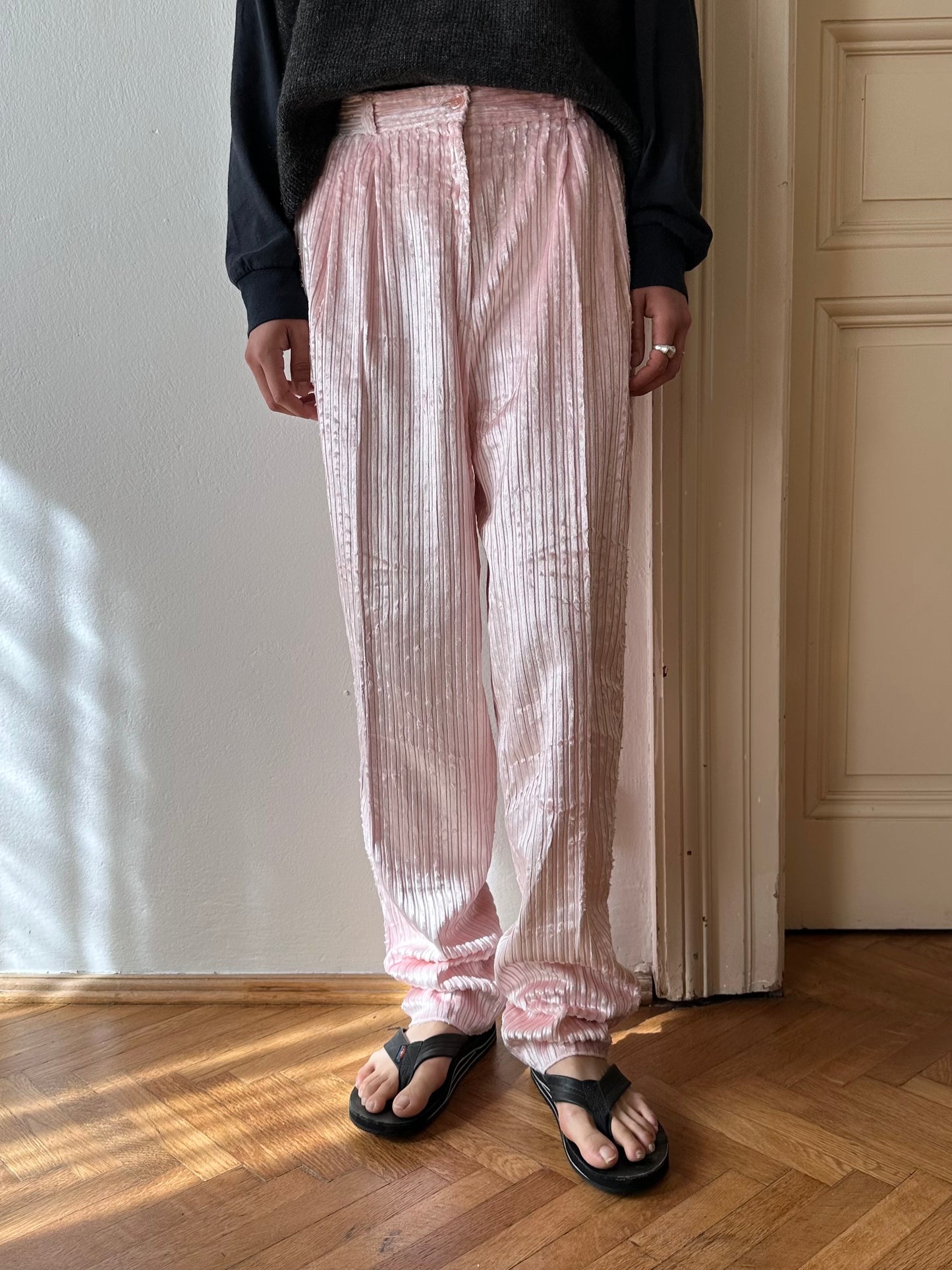 velours cords pink / W29