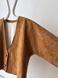 vintage unlined suede jacket