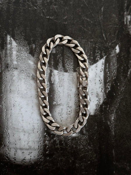 European vintage curb chain bracelet