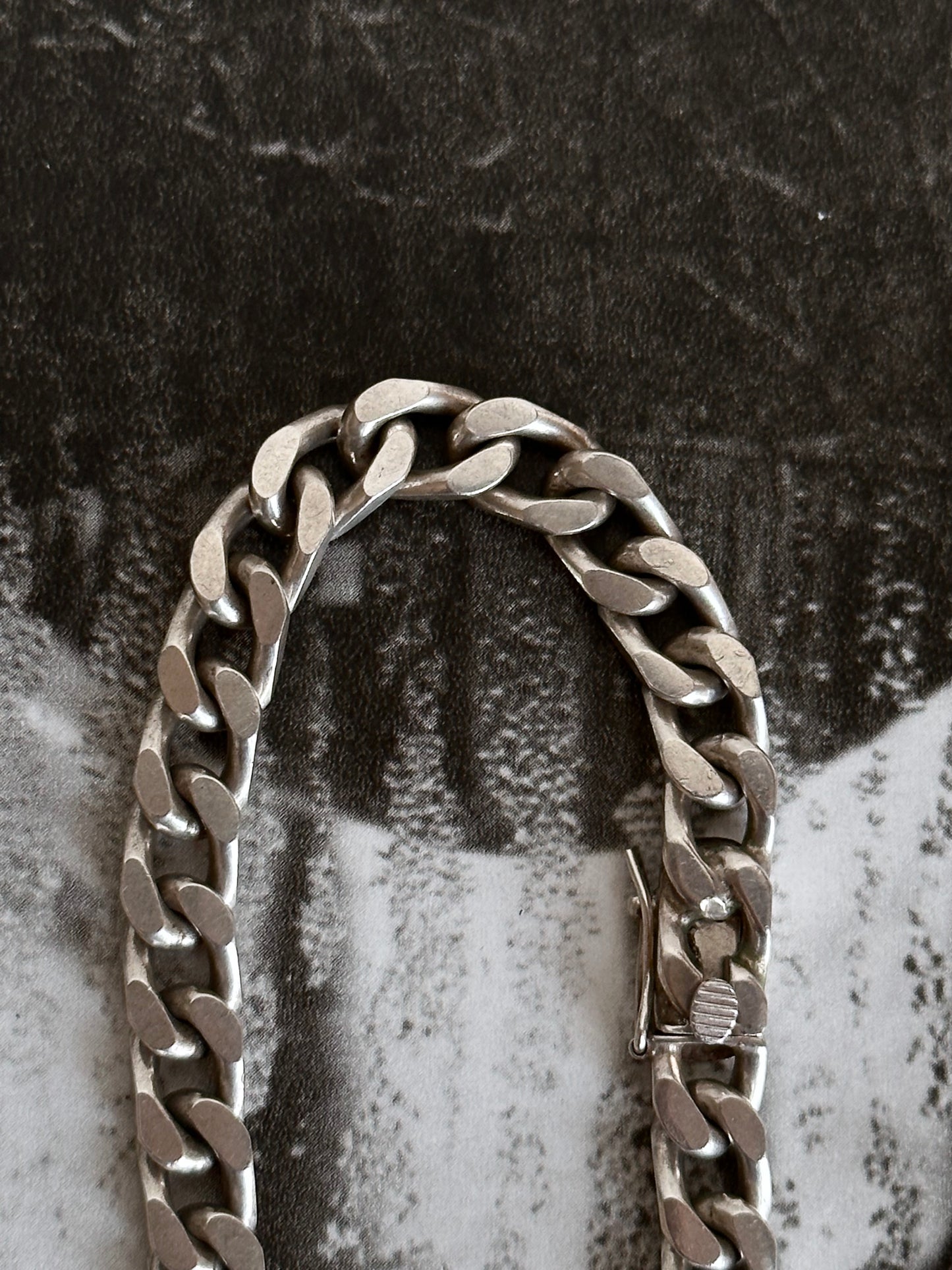 European vintage curb chain bracelet