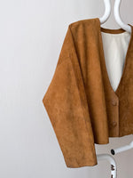 vintage unlined suede jacket