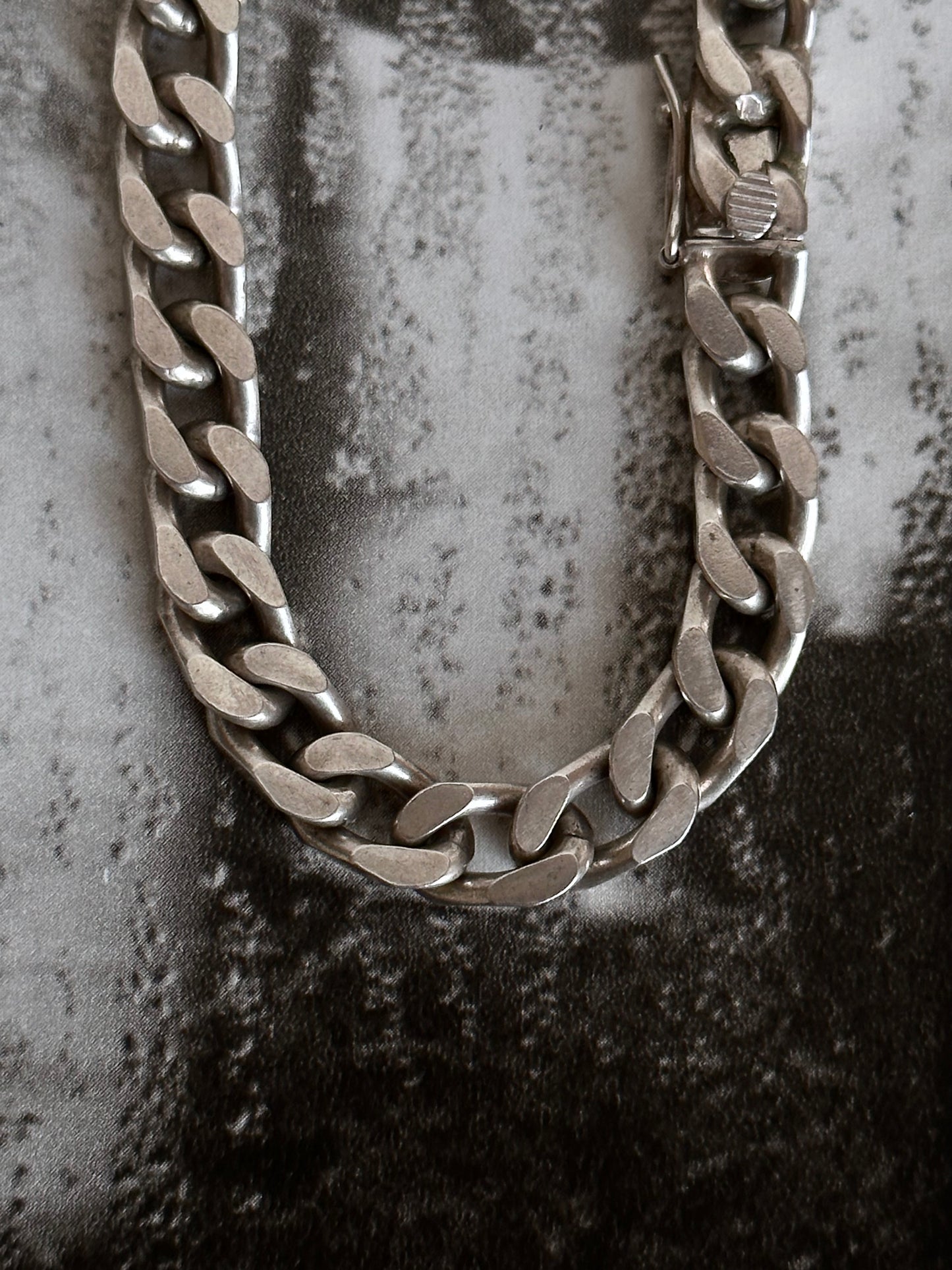 European vintage curb chain bracelet