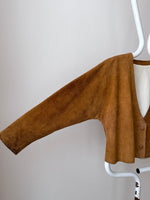 vintage unlined suede jacket