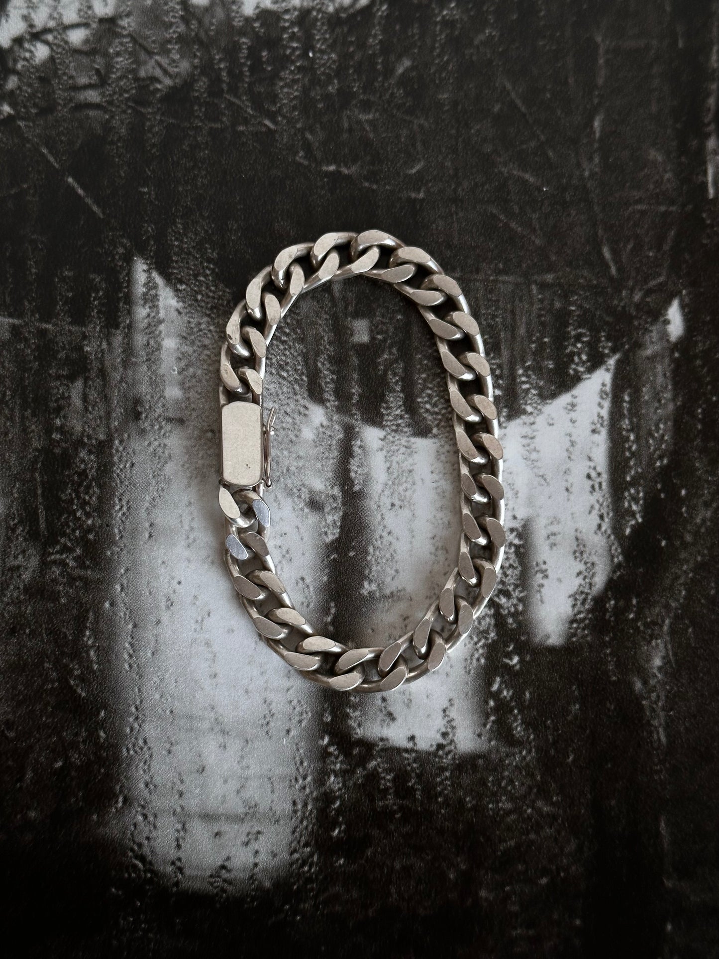 European vintage curb chain bracelet