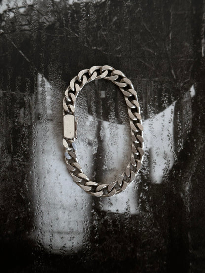 European vintage curb chain bracelet