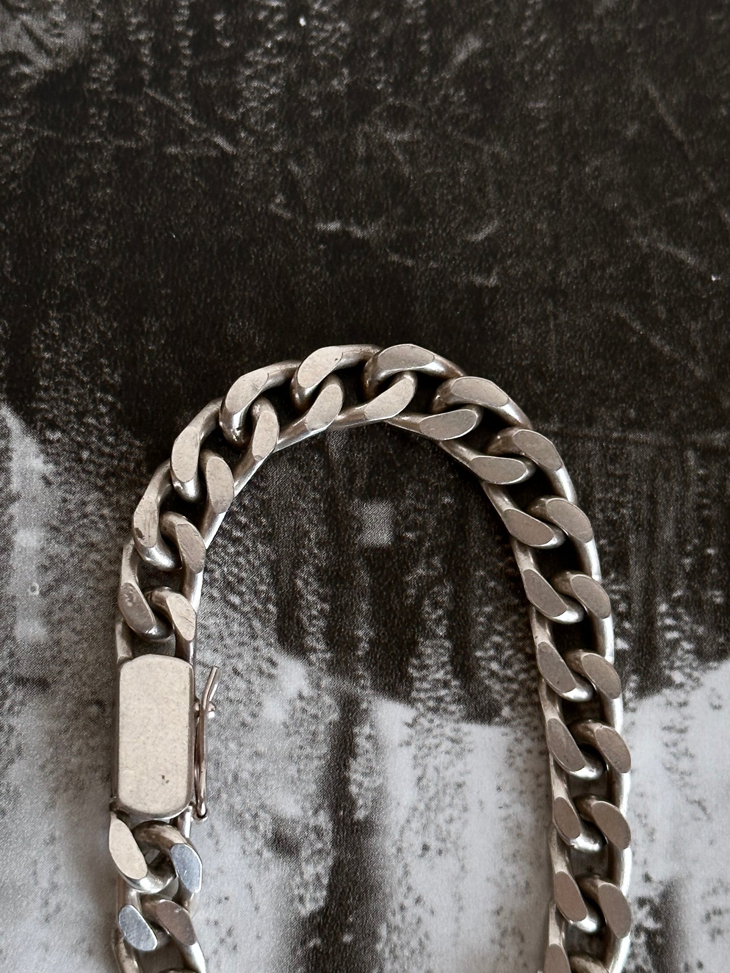 European vintage curb chain bracelet