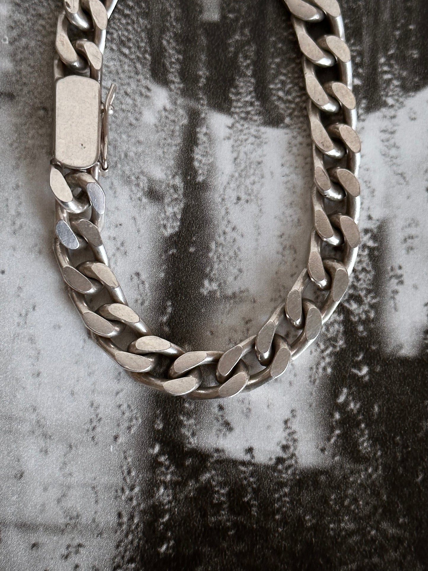 European vintage curb chain bracelet