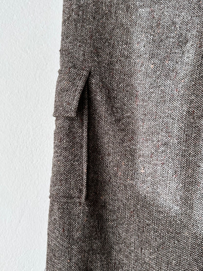 Wool tweed cargo trouser W29