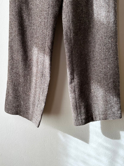 Wool tweed cargo trouser W29