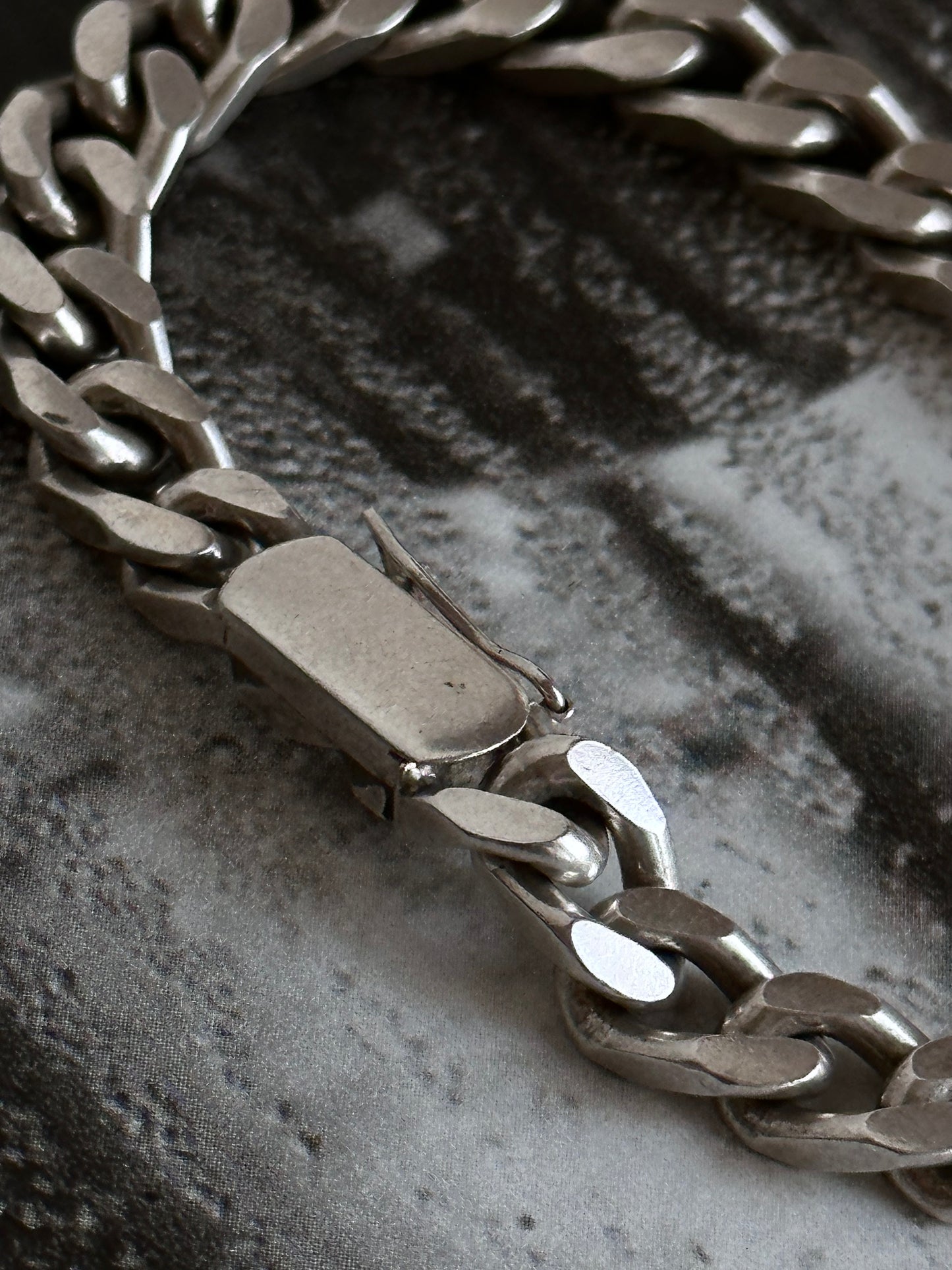 European vintage curb chain bracelet