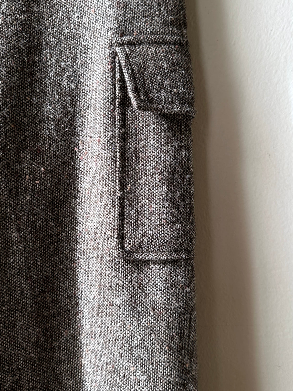 Wool tweed cargo trouser W29
