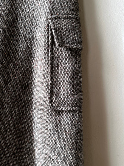 Wool tweed cargo trouser W29