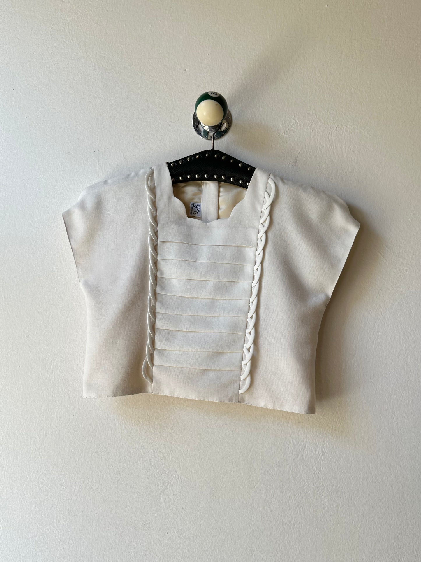 80s Espanol cropped top