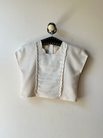 80s Espanol cropped top