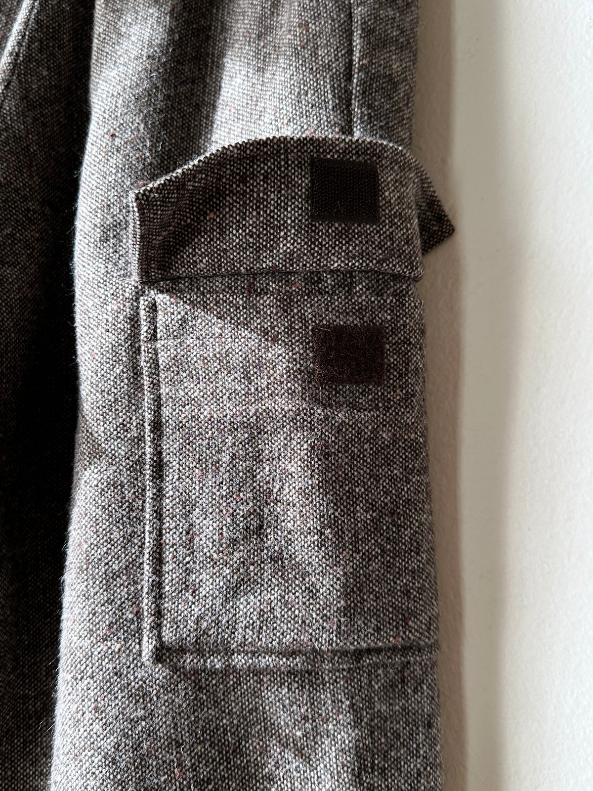 Wool tweed cargo trouser W29