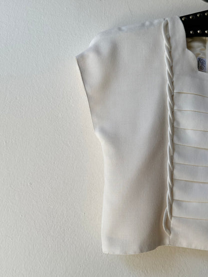 80s Espanol cropped top