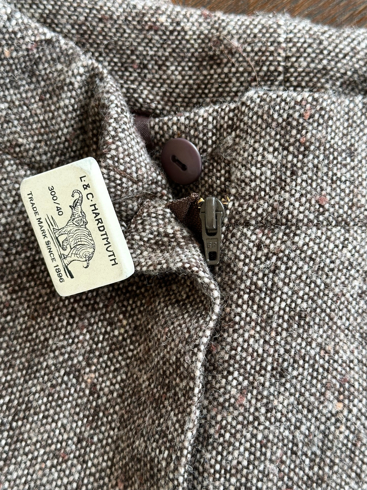 Wool tweed cargo trouser W29