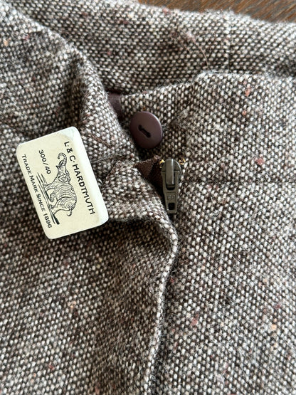 Wool tweed cargo trouser W29