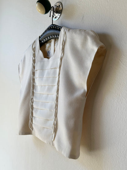 80s Espanol cropped top