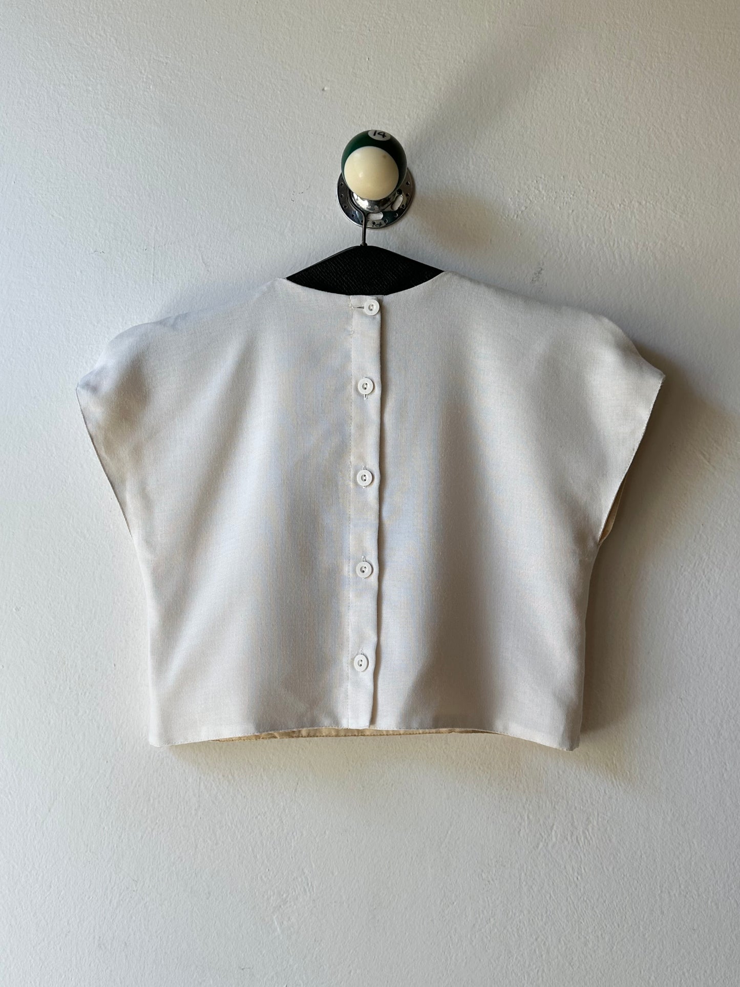 80s Espanol cropped top