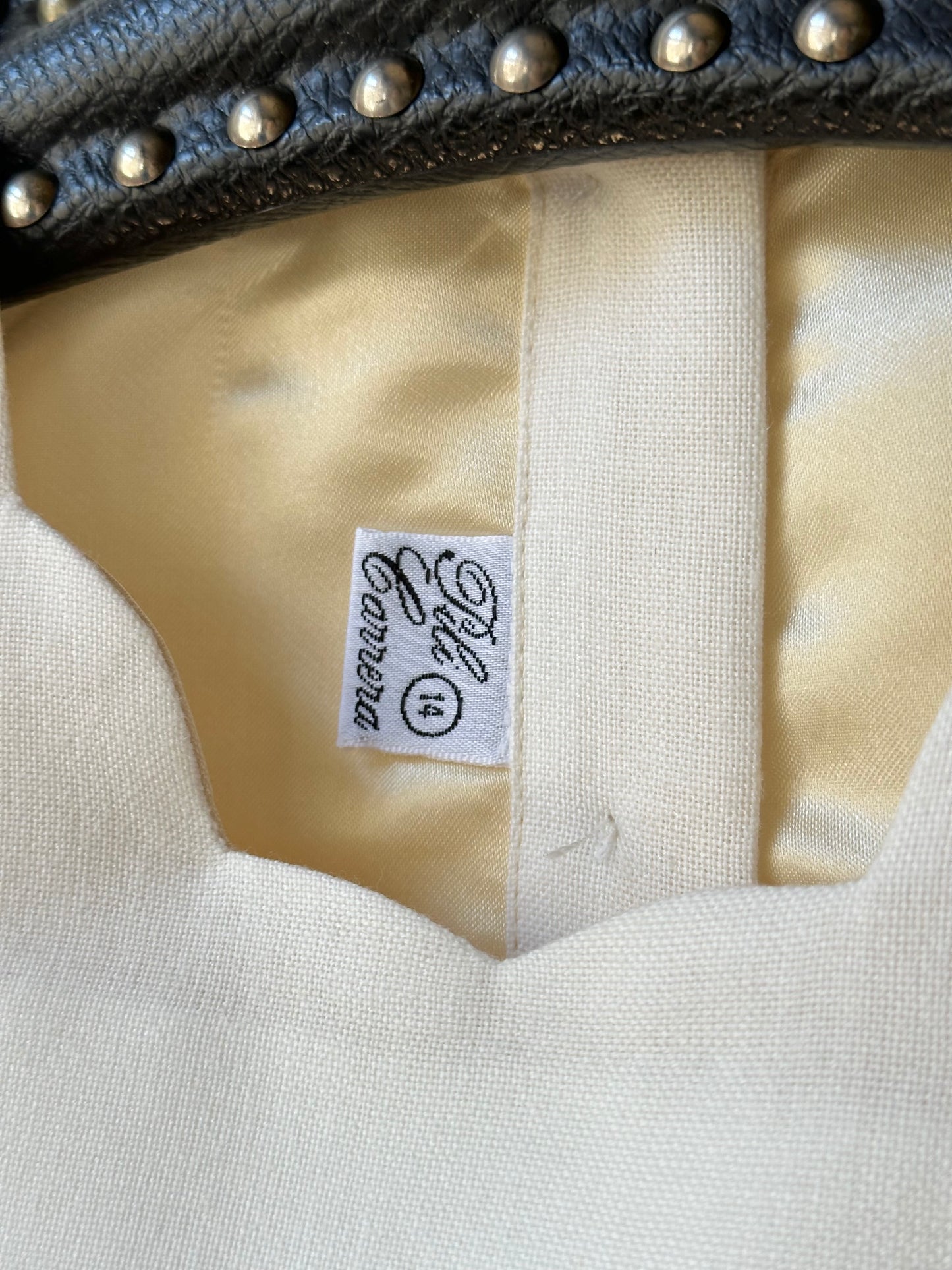 80s Espanol cropped top