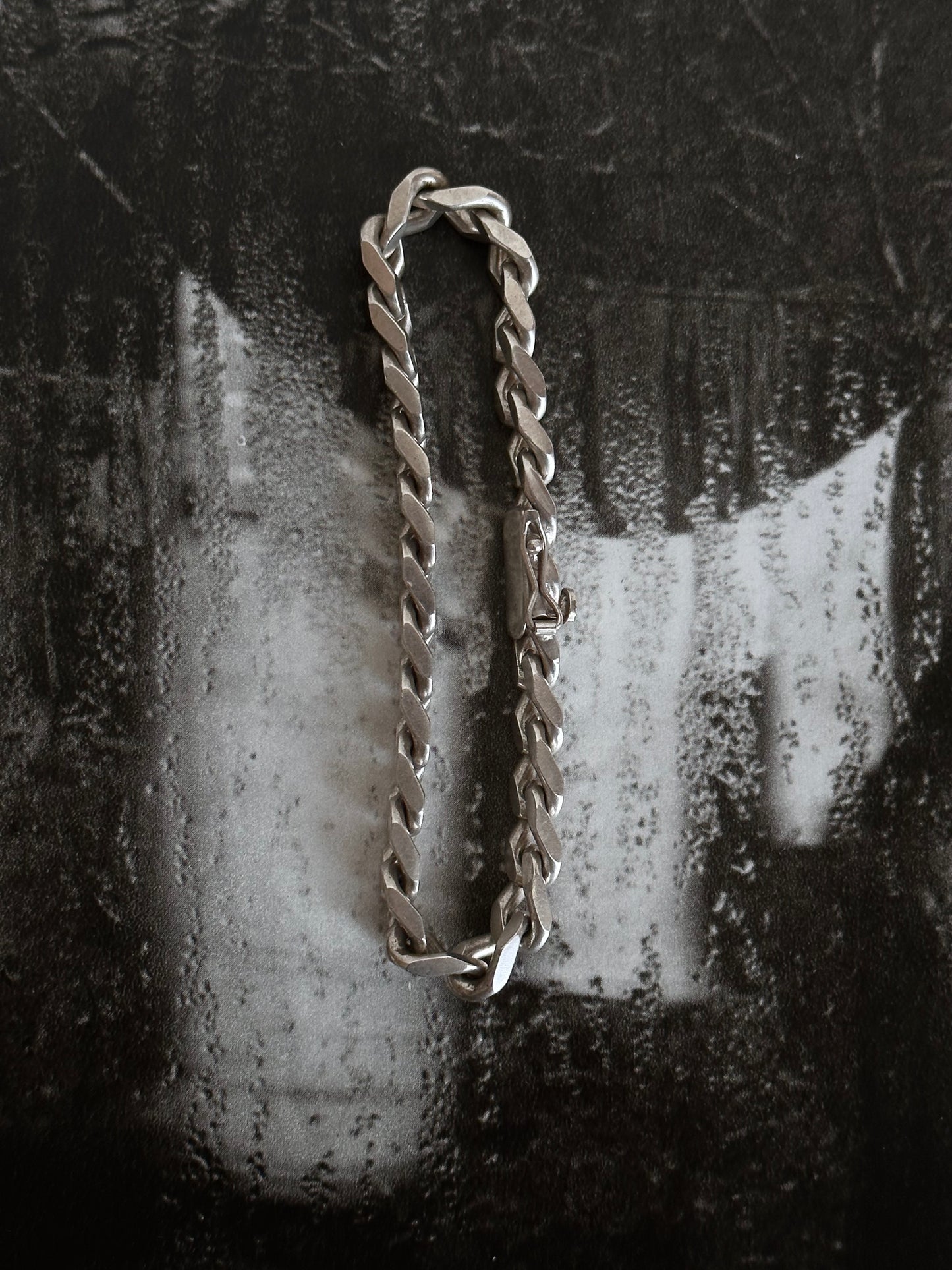 European vintage curb chain bracelet