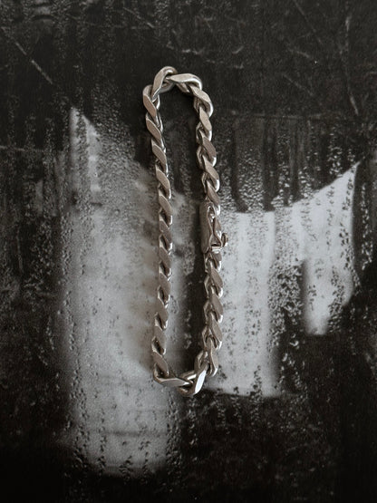 European vintage curb chain bracelet