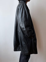 90s Italy Leather coat