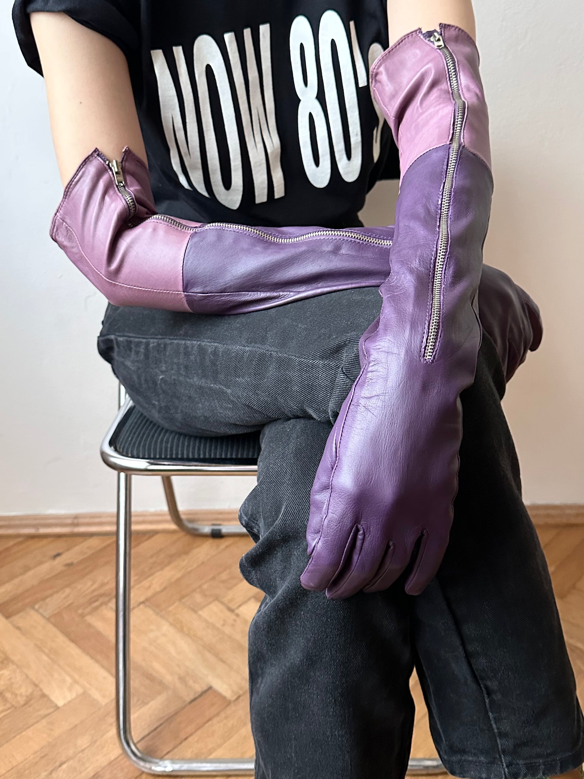 プラハの古着屋　レザーグローブ