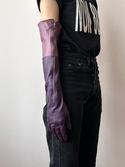 vintage leather opera gloves