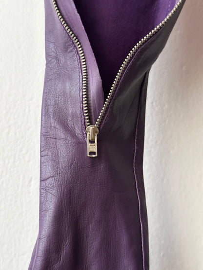 vintage leather opera gloves