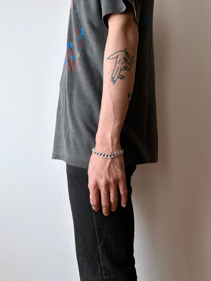 European vintage curb chain bracelet