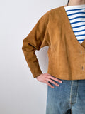 vintage unlined suede jacket
