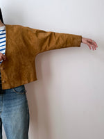 vintage unlined suede jacket