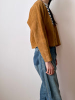 vintage unlined suede jacket