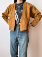 vintage unlined suede jacket