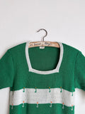 kawaii square neck sweater