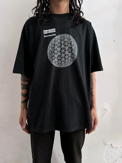 90's T-Shirt Tシャツ Vintage ヴィンテージ 90年代 TOTO Vintage clothing store 古着屋 プラハ Praha Prague Antique store アンティークショップ Black 黒