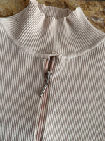 silk cotton double zip skin