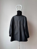 Black Leather Elegance Paris pullover Toto Praha Prague Vintage Vintage store Vintage clothing プラハ 古着 古着屋 ユーロ古着  ヨーロッパ古着 レザー プルオーバー  黒