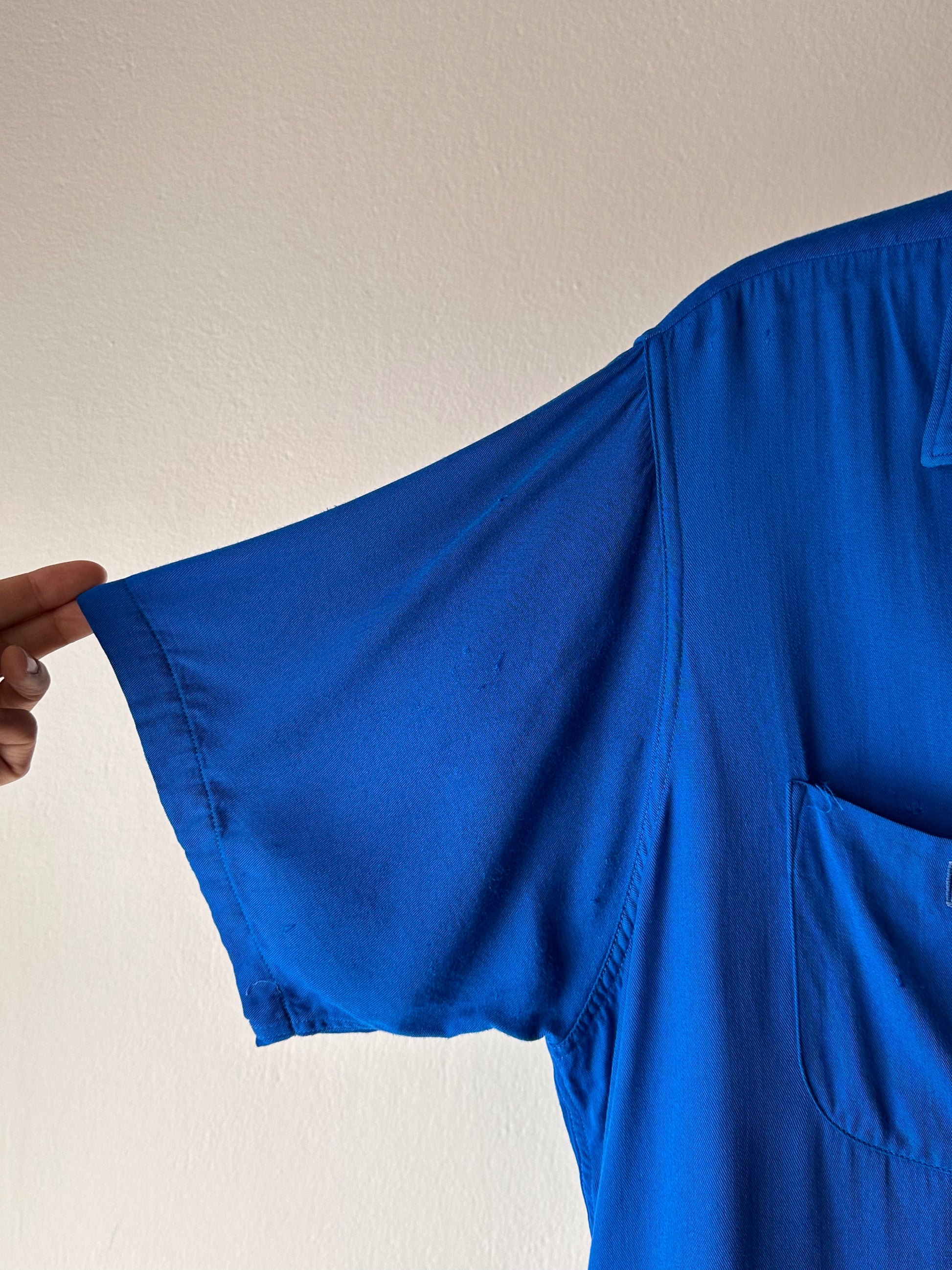 50's Bowling shirt 50年代 ボーリングシャツ Vintage Rayon shirt レーヨン 開襟 Praha Prague Vintage store プラハ 古着屋 ユーロ古着 ヨーロッパ古着